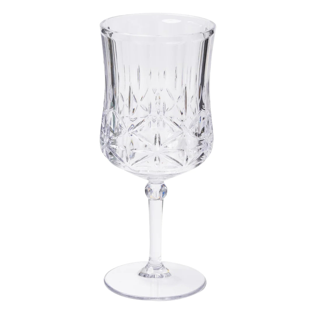 Acrylic Wine/Water Glass - Clear