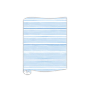 Handpainted Stripes French Blue