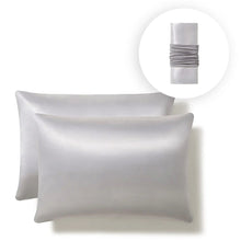  Set of 2 Satin Standard Pillow Cases