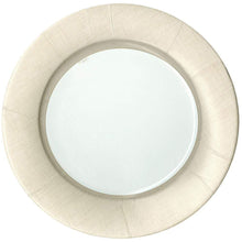  Round Linen Natural Dinner Plate