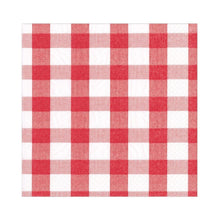  Red Gingham Luncheon Napkin