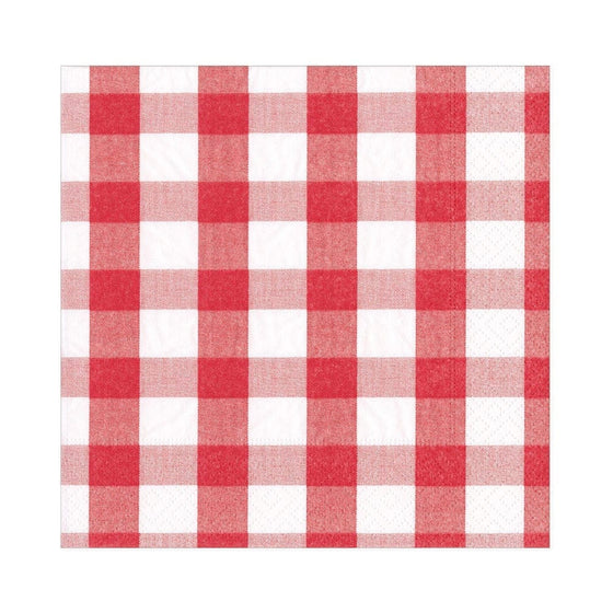 Red Gingham Luncheon Napkin