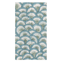  Blue Pontchartrain Scallop Guest Napkins