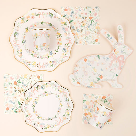 Elegant Floral Side Plates