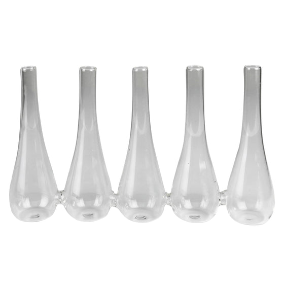 Quad Glass Vase Clear