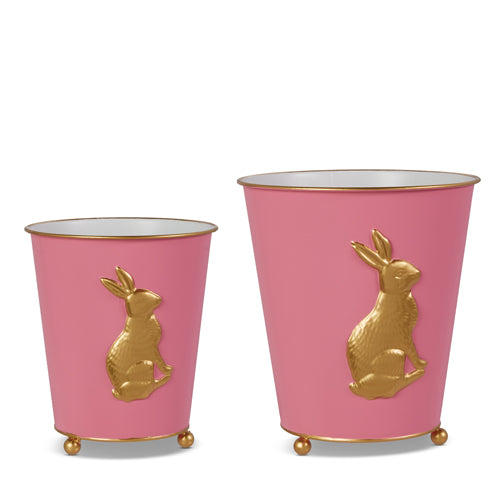 Pink Bunny Cache Pots