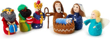  Hand-crafted Felt Nativity Set 7 Piece