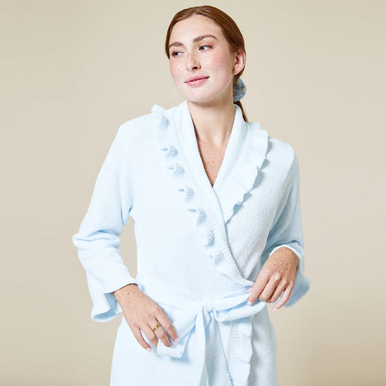 Ruffle Chenille Robe