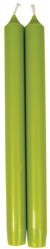  Chartreuse Green Candle 10"