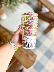  Tuscaloosa Reusable Party Cups Set of 6