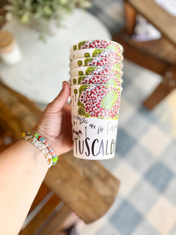 Tuscaloosa Reusable Party Cups Set of 6