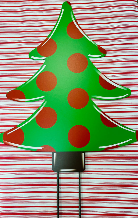 Christmas Tree Yard Stake