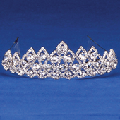  Rhinestone Tiara 1.75"