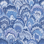  Marbled Ceramica Indigo Luncheon Napkin