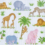  Safari Baby Cocktail Napkin