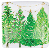  Christmas Tree with Lights Desert Plate