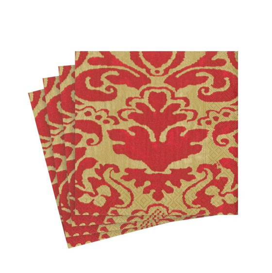 Red Palazzo Cocktail Napkin