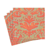  Coral Palazzo Cocktail Napkin