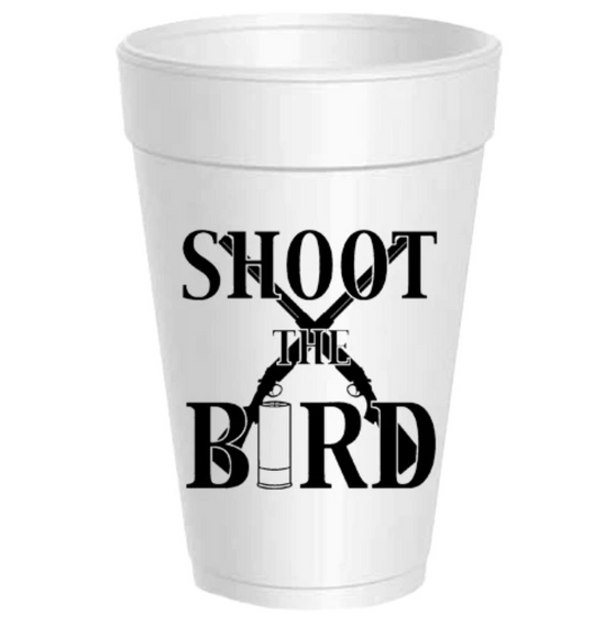 Shoot The Bird Foam Cups
