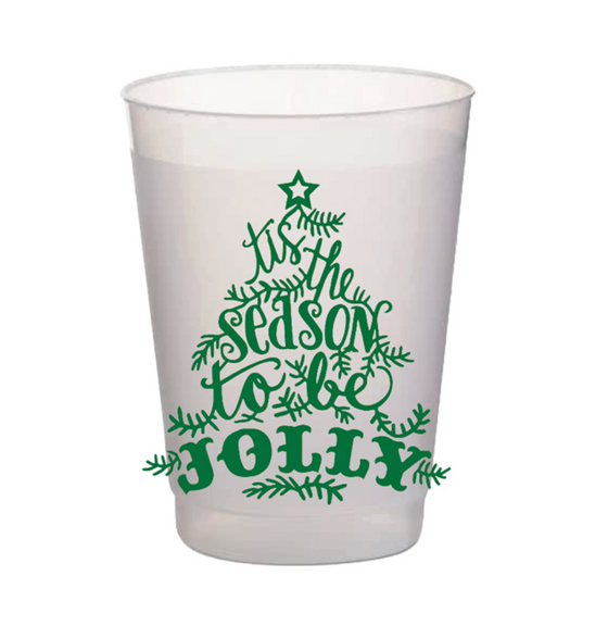 Green 'Tis The Season Frost Flex Cups