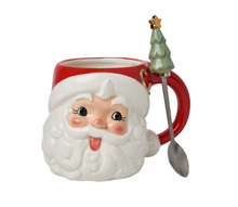  Red Vintage Santa Head Mug