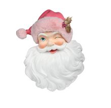  Large Pink Wall Santa