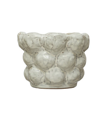  White Knob Stone Planter