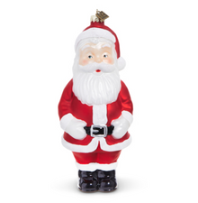  Traditional Santa Ornament 8"