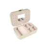 Pale Pink Travel Jewelry Organizer