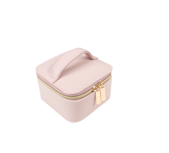 Light Pink Travel Case With Pouch