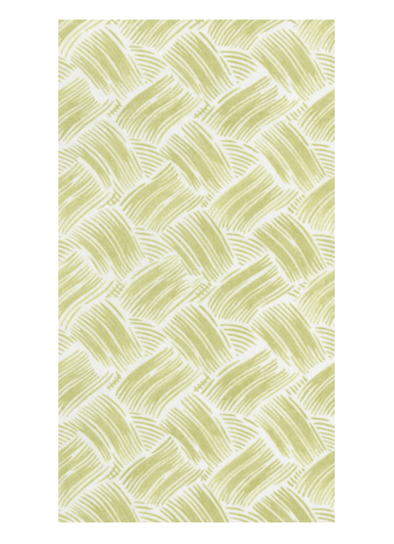 Moss Green Basketry Guest Towel