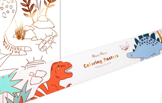 Copper Foil Dinosaur Coloring Pages