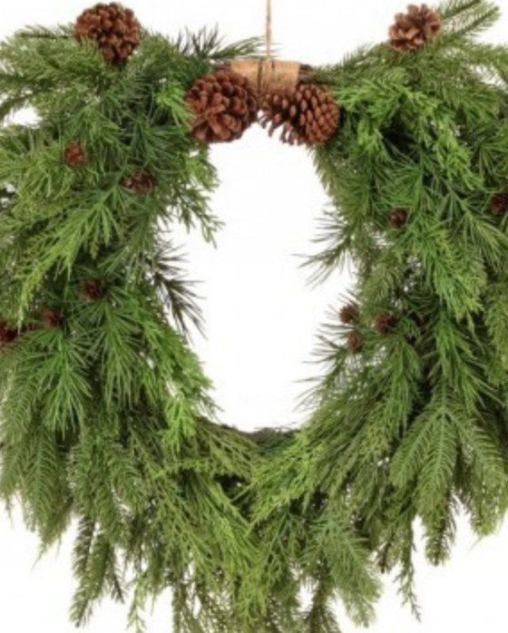 26" Natural Touch Mix Wreath