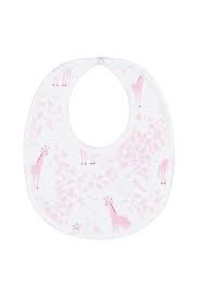 Pink Giraffe Bib