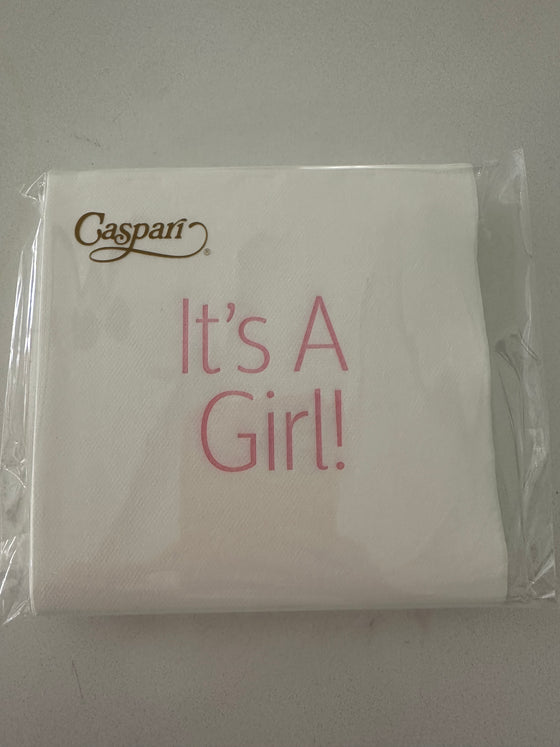 It's a Girl! Cocktail Napkins