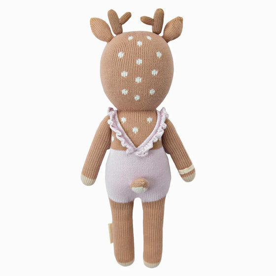 Violet the Fawn Hand Knit Doll