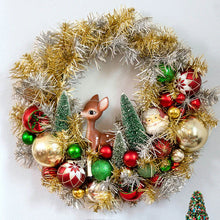  Retro Tinsel Wreath 24" Round