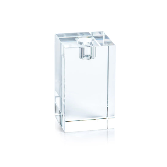 Crystal Glass Taper Holder