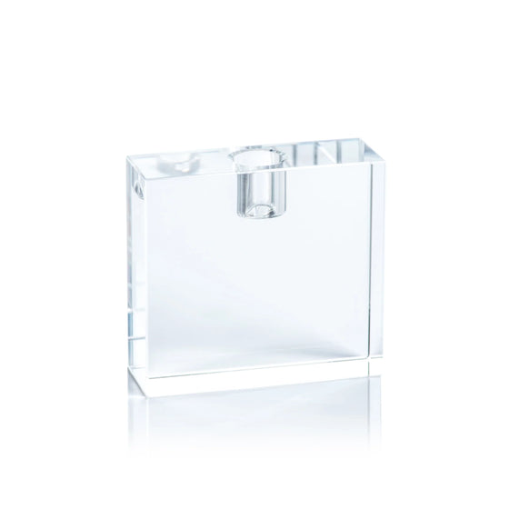 Crystal Glass Taper Holder