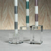 Crystal Glass Taper Holder