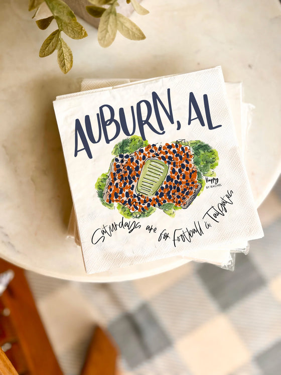 Auburn Lunch Size Napkins Set of 20