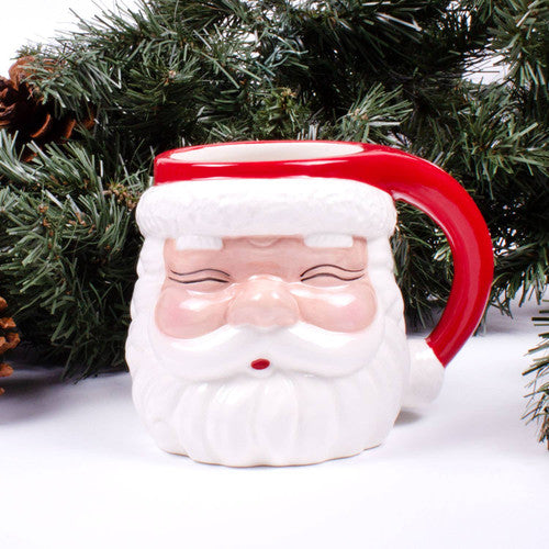 Santa Face Coffee Mugs