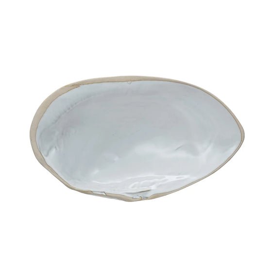 Stoneware Shell Shaped Dish