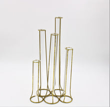  Test Tube Gold Vase