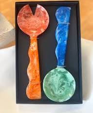  Resin Salad Servers