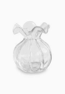  Glass Vento Small Clear Bud Vase