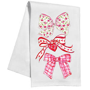 Valentine Bow Kitchen Towel