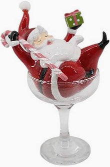  Santa in a Martini Glass