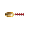 Red and Gold Enamel Scoop