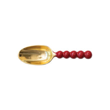  Red and Gold Enamel Scoop